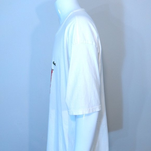 LACOSTE SPORT T-Shirt SIZE 9 Chemise 4XL BIG & TALL XXXXL Crew Neck Tee CROC - Picture 9 of 14